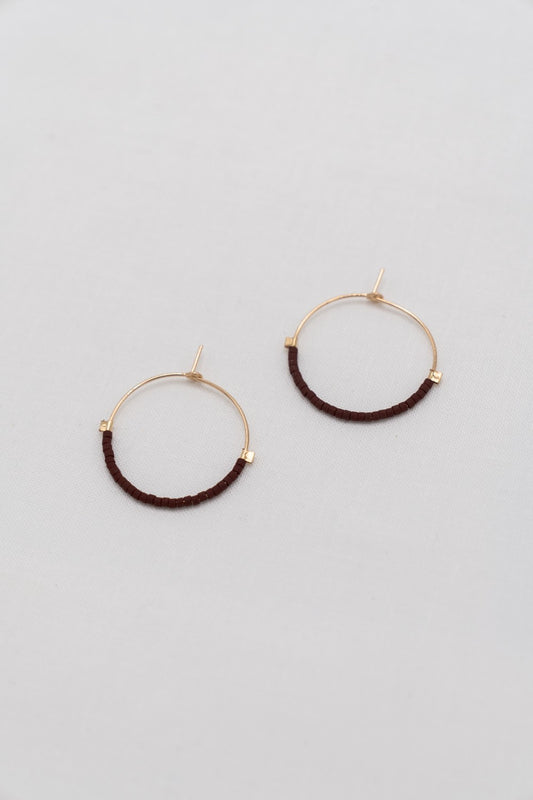 14kg Chestnut Brown Hoops|301