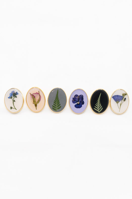 Pressed Botanical Bolo in Gold|178