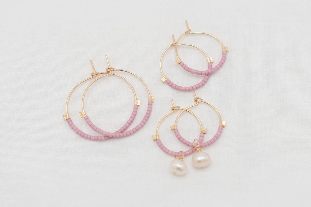 14kg Dusty Pink Hoops|343