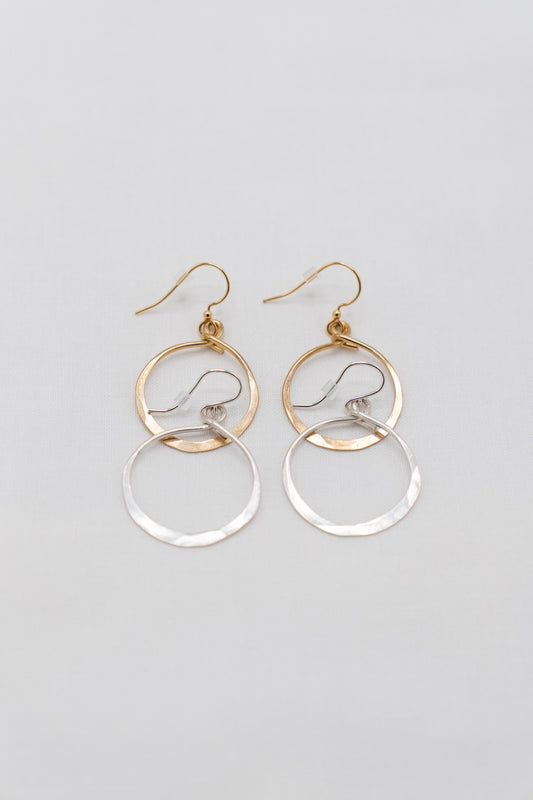 Hammered Large Hoop Earrings|267