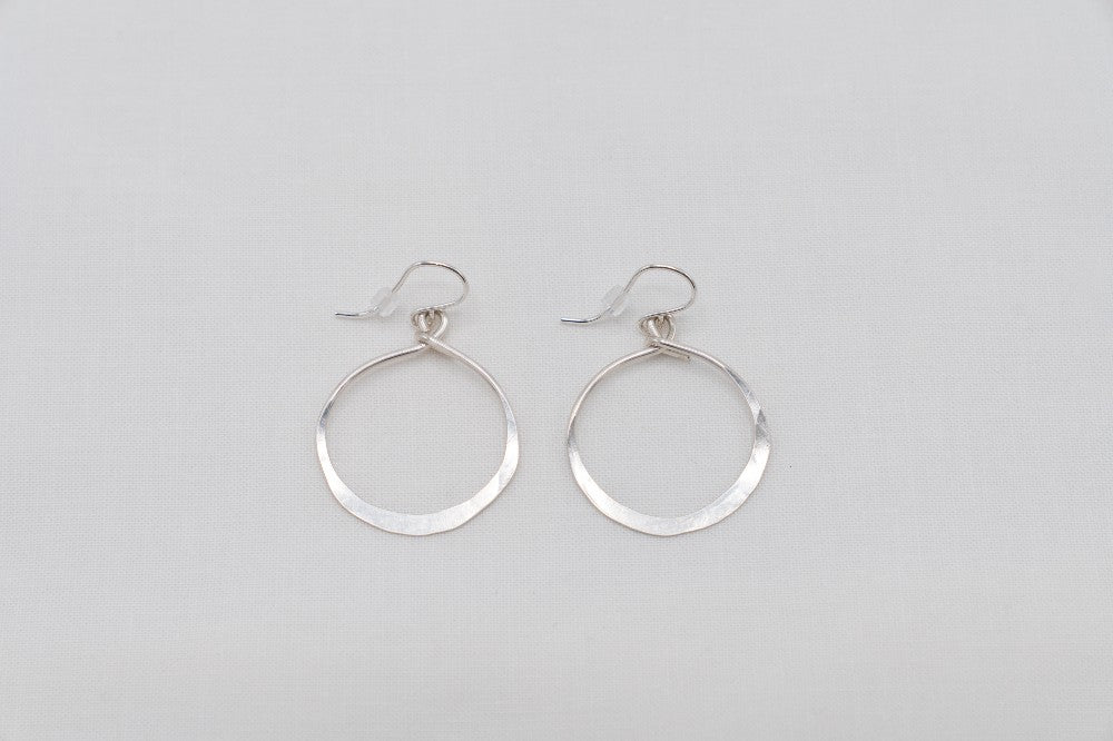 Hammered Large Hoop Earrings|268