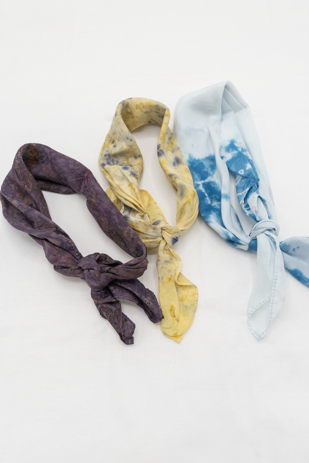 Naturally Dyed Silk Scarf|383