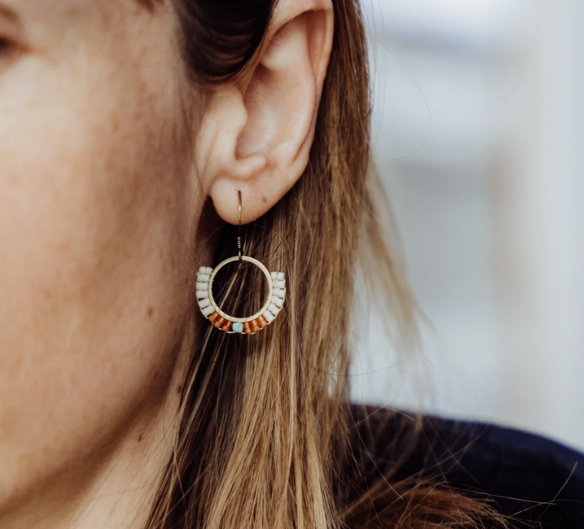 Gaia Beaded Earring : Dawn|229