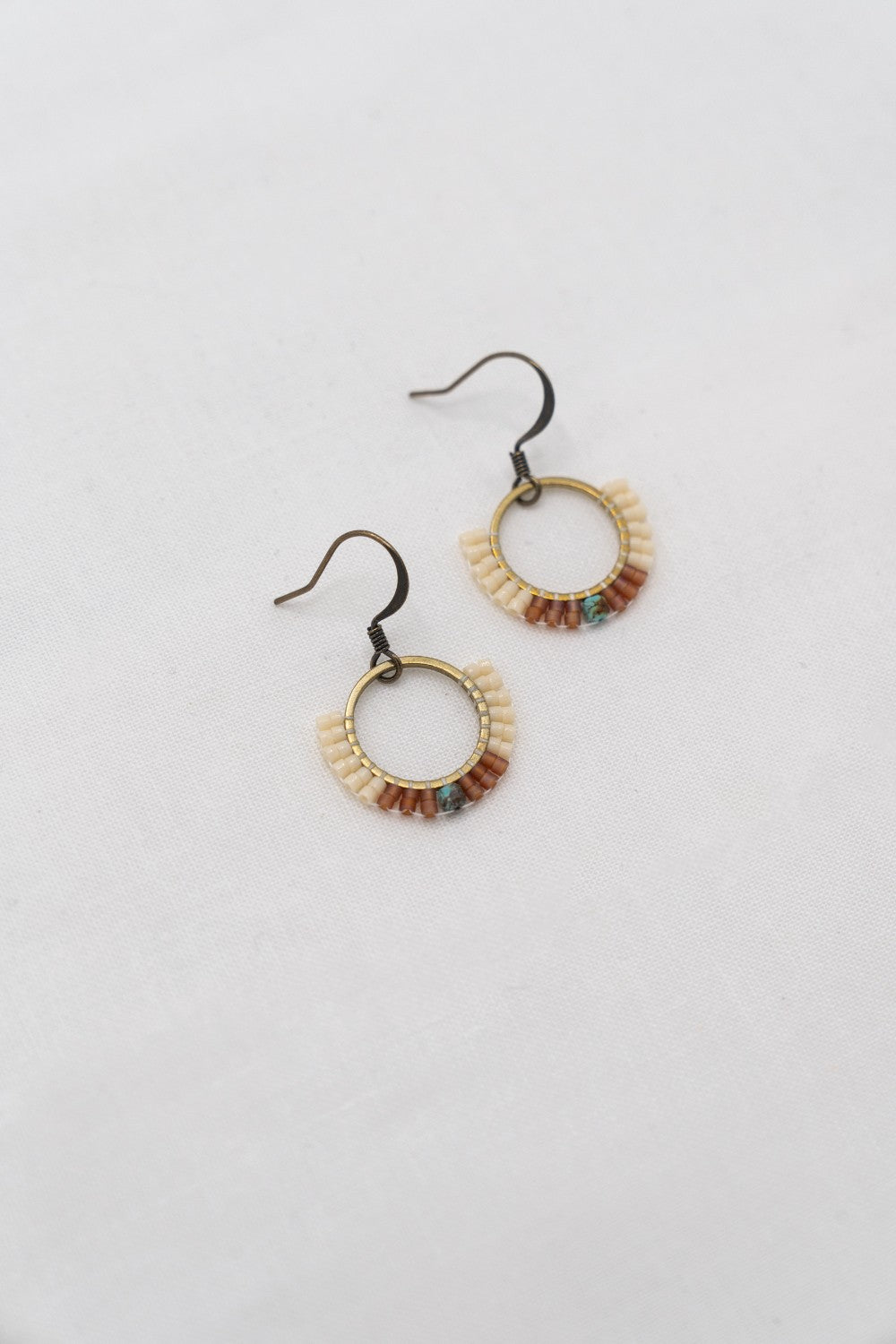 Gaia Beaded Earring : Copper|247
