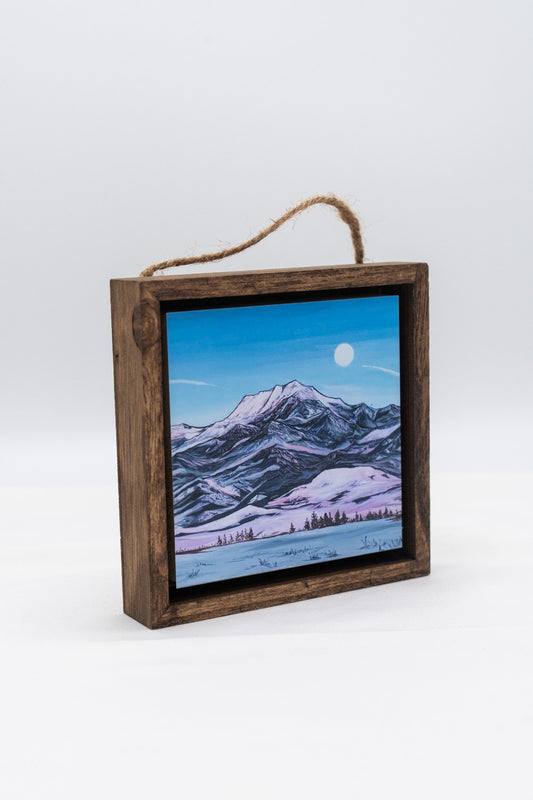 Bridger Range in Winter  Shadow Box|317