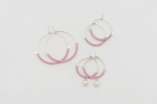 SS Dusty Pink Hoops|347