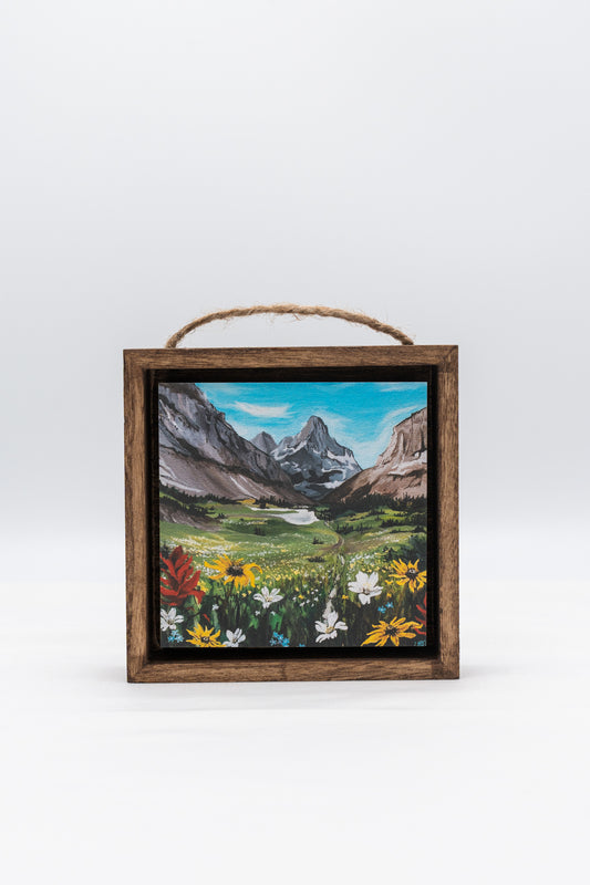 Preston Park in Glacier National Park Shadow Box