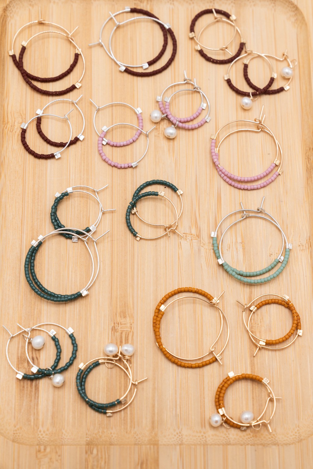 SS Dusty Pink Hoops|349